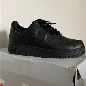Black Air Force ones